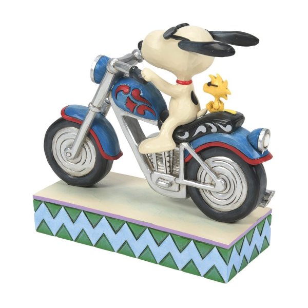 Snoopy Biker - Snoopy - Stickers sold by Kathi Tern, SKU 38073517