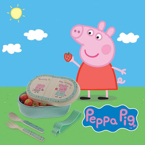 CONNECT PEPPA PIG Small Plate, Bowl, Cup