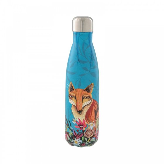 Fox and Flowers Water Bottle : Enesco – licensed giftware wholesale