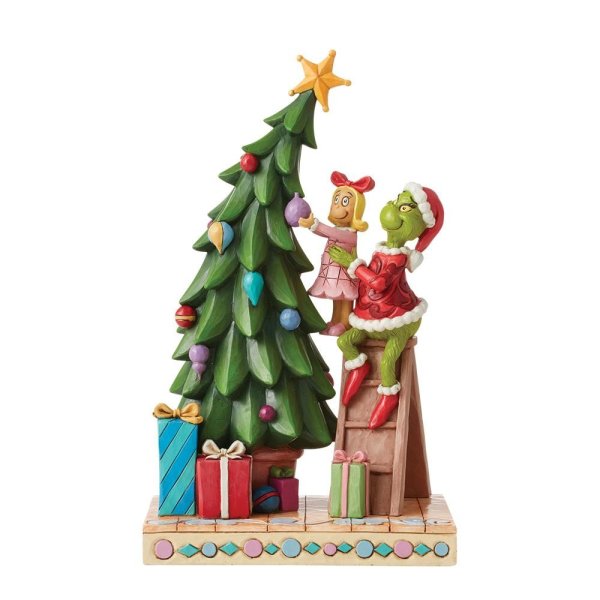 grinch ceramic christmas tree