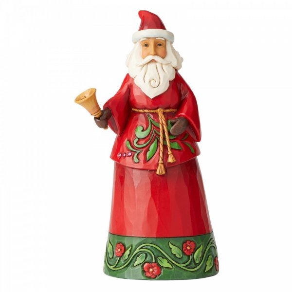 Jim Shore Collectibles ENESCO JIM SHORE HEARTWOOD CREEK TALL SANTA WITH ...