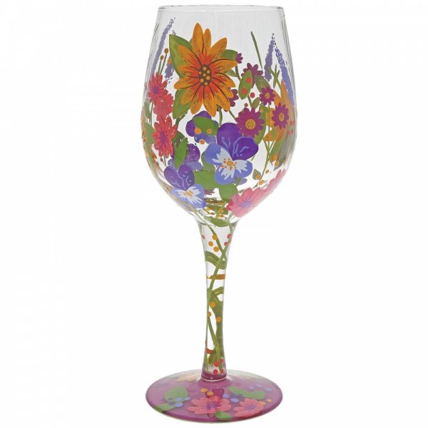 In the Garden Wine Glass : Enesco – licensed giftware wholesale